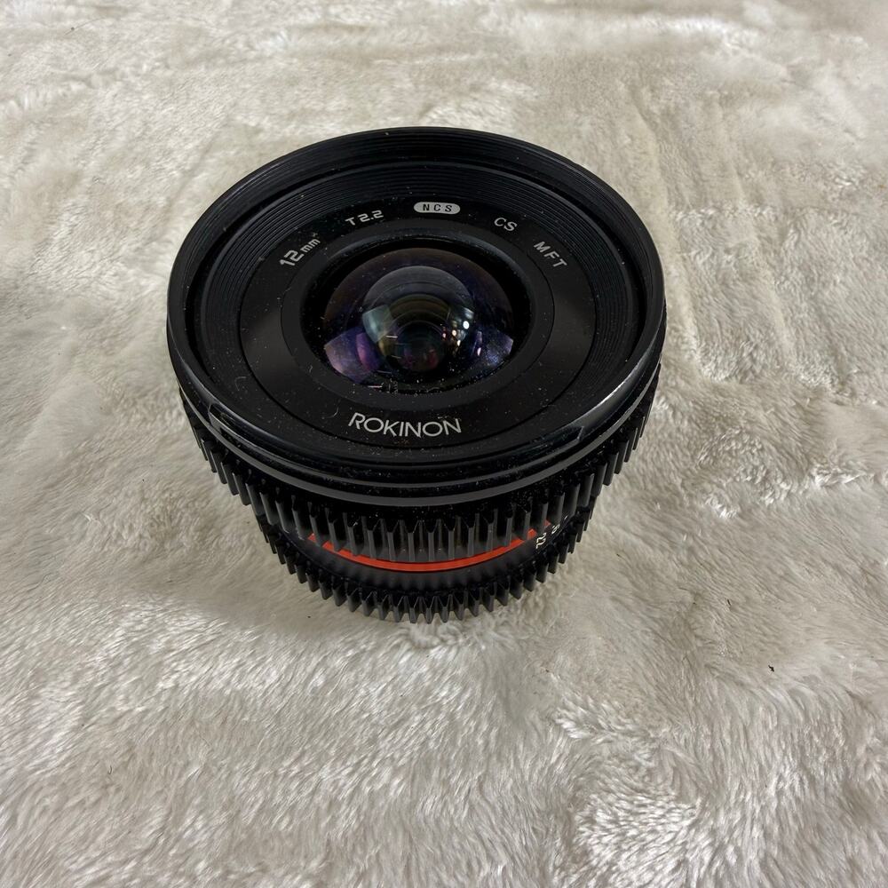 Rokinon CS 12mm T2.2 Cine Lens Manual Focus for Micro Four Thirds MFT